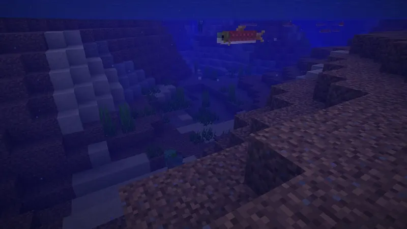 Salmon swimming in a river